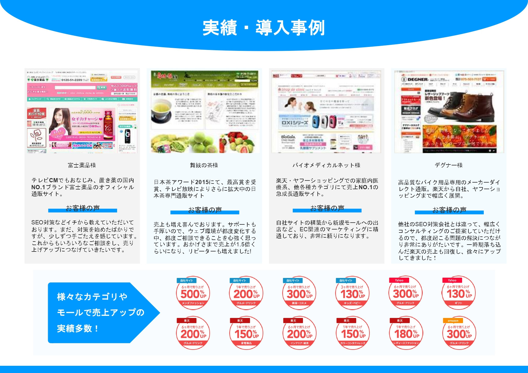 NE株式会社 - ECご支援サービス資料概要 - {(10 + 1)}ページ目
