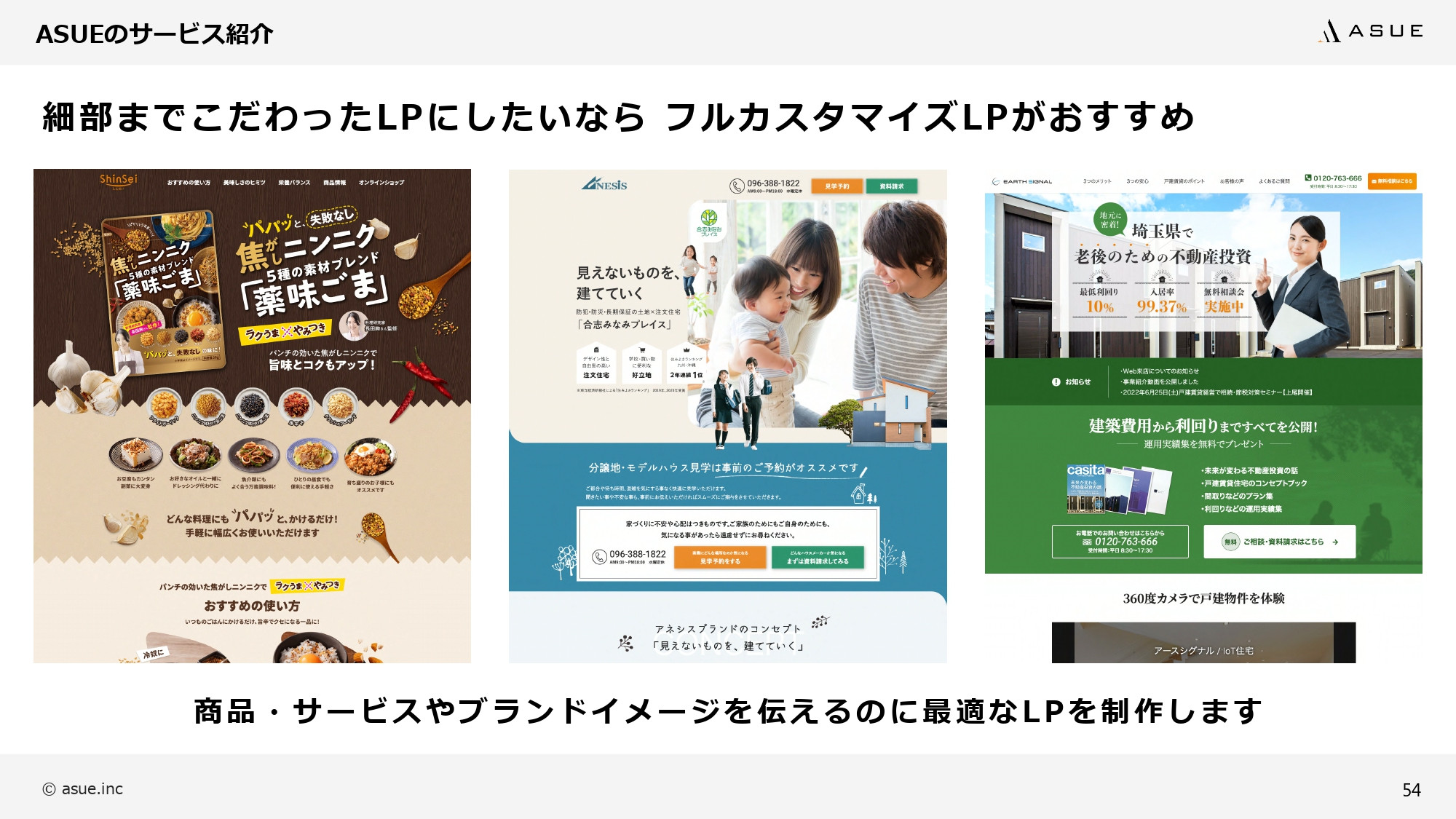 ASUE株式会社 - ランディングページ制作のポイント - {(53 + 1)}ページ目