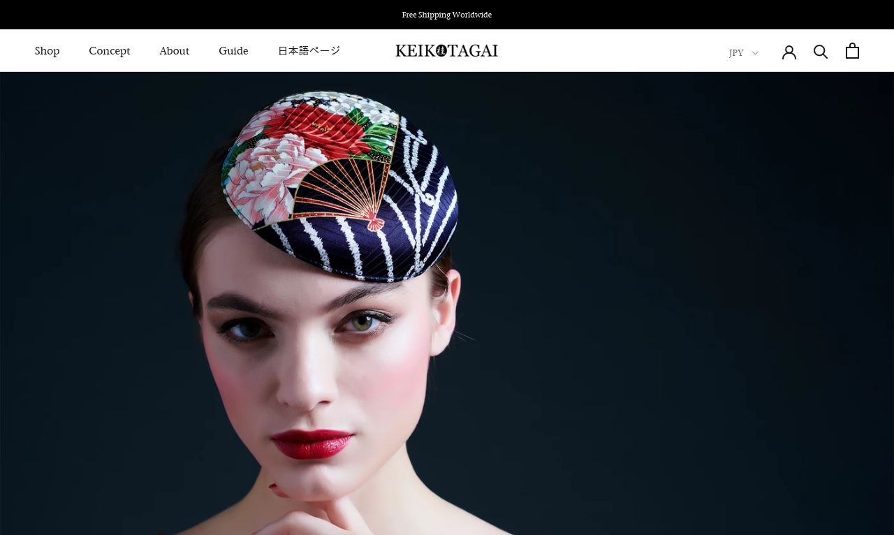KEIKO TAGAI【Shopifyを用いたアパレルECサイト】 | Web制作・ホームページ制作実績 | Web幹事