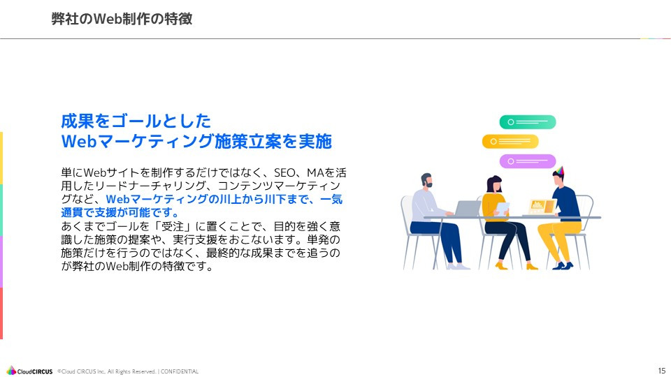 クラウドサーカス株式会社 - Web制作サービス概要資料 - {(13 + 1)}ページ目