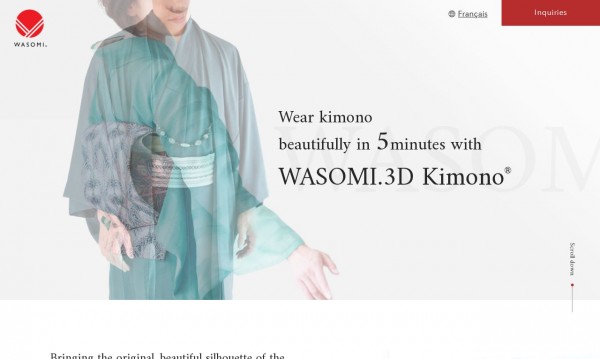 海外向け簡易着物販売サイト Wasomi.株式会社