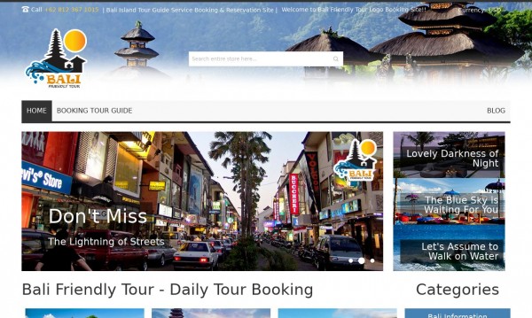 バリ島ツアー予約サイト Bali Friendly Tour