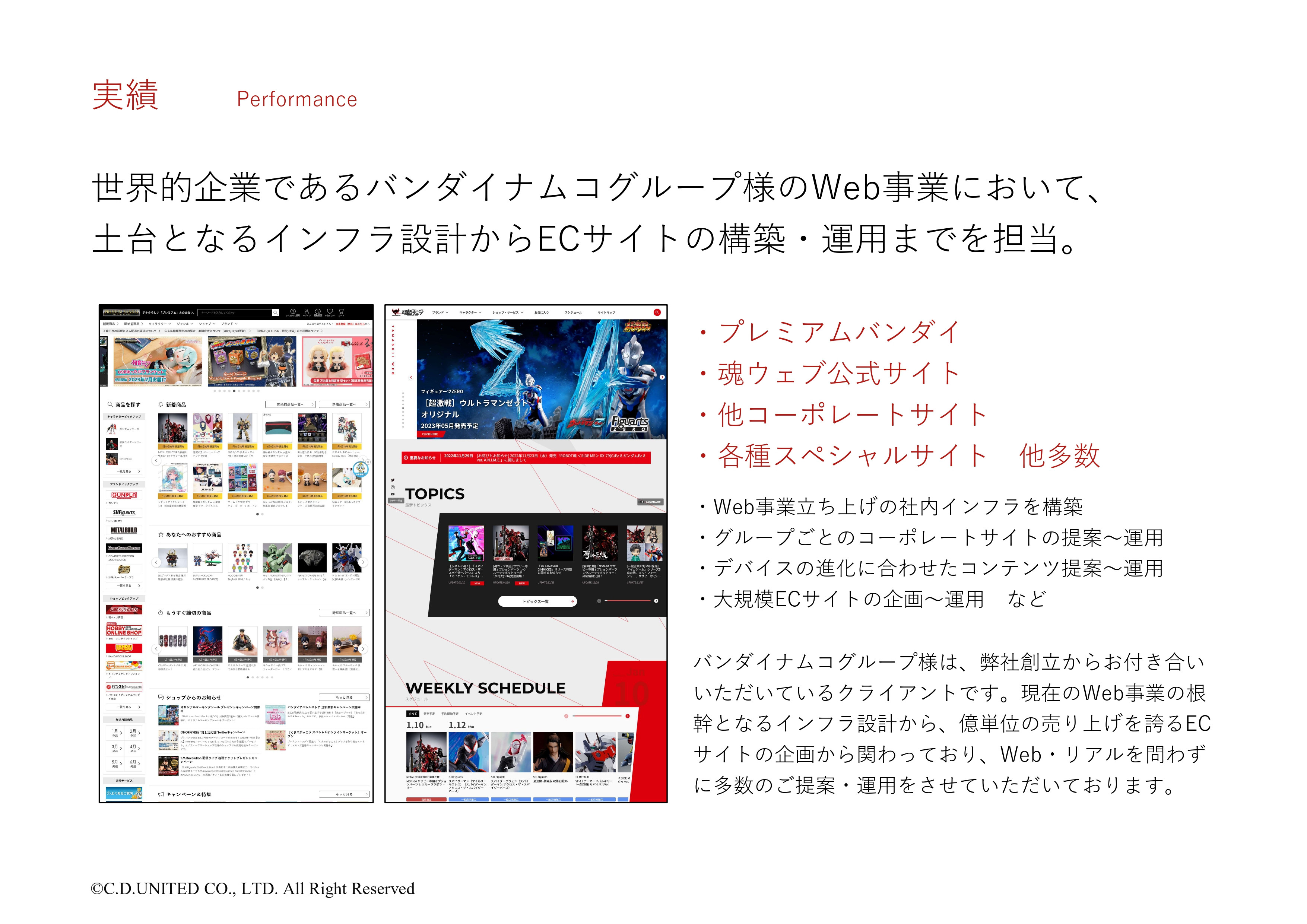 株式会社C.D.UNITED - 【会社案内】C.D.UNITED - {(7 + 1)}ページ目