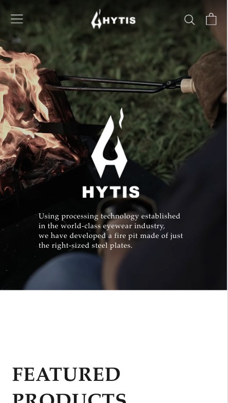 HYTISのスクショ(SPトップページ)