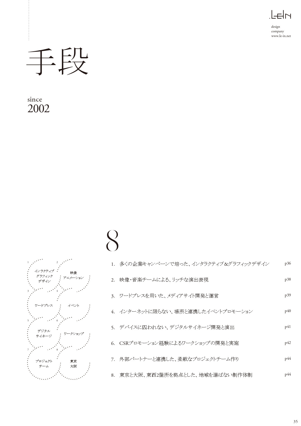 株式会社レ・イン - 想い〜実りへ。 - {(35 + 1)}ページ目