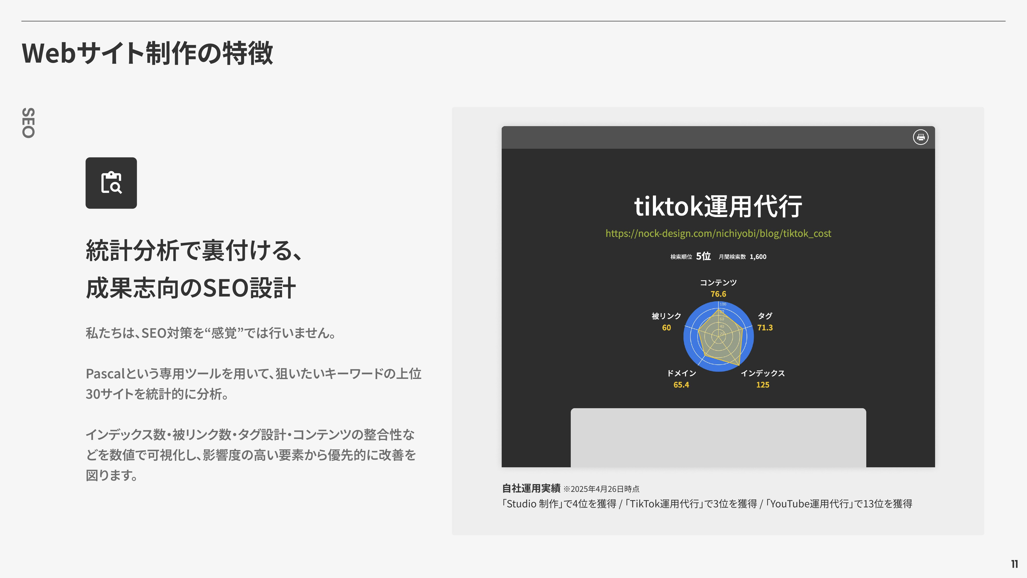 株式会社ノックデザイン(NOCK DESIGN Inc.) - ノックデザイン会社案内資料 - {(11 + 1)}ページ目