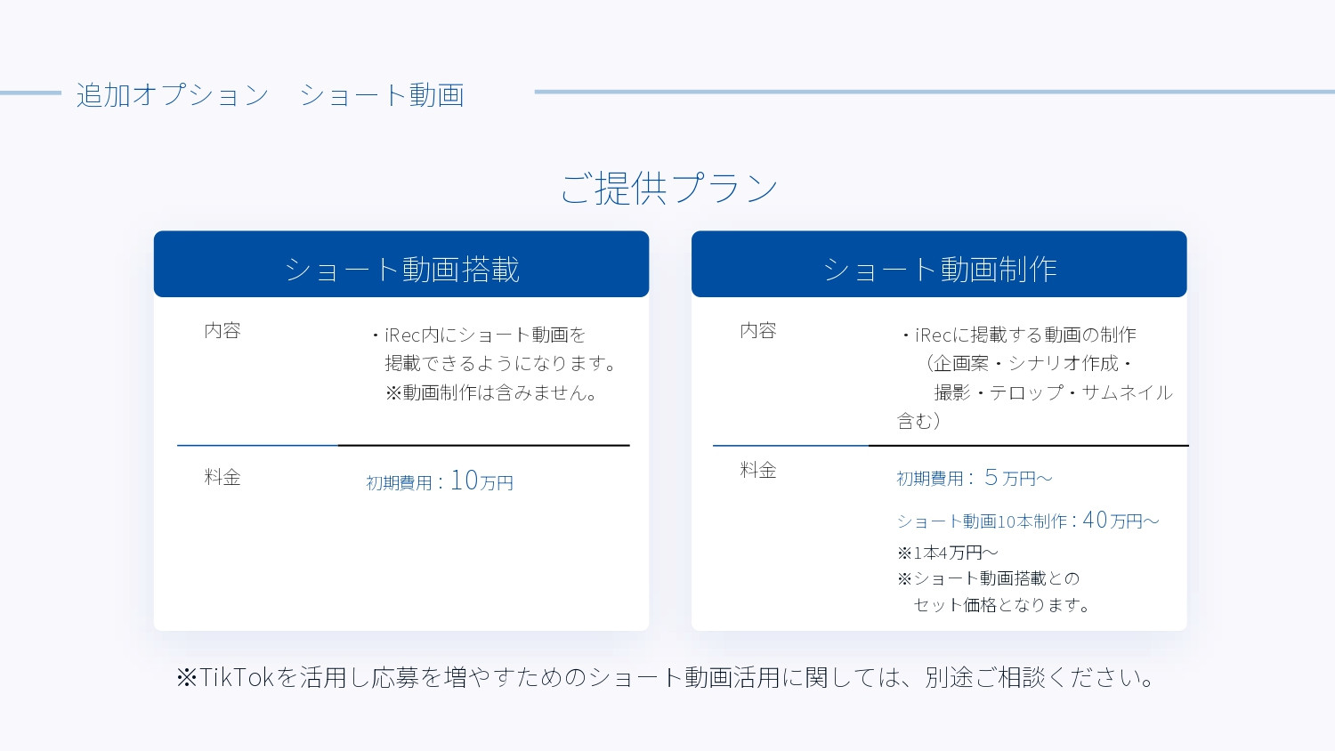 アイレック株式会社 - 採用サイト制作サービス「iRec」サービス資料 - {(23 + 1)}ページ目