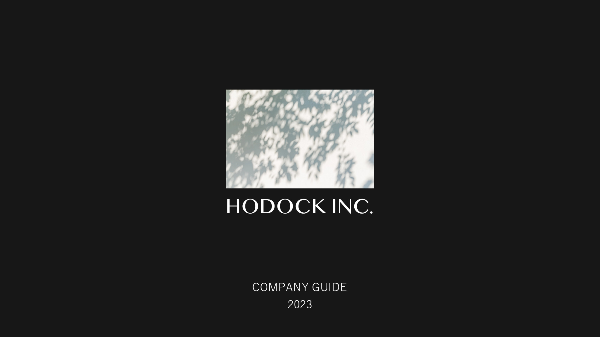 HODOCK Inc.｜ホドック株式会社 - 会社紹介 - {(0 + 1)}ページ目