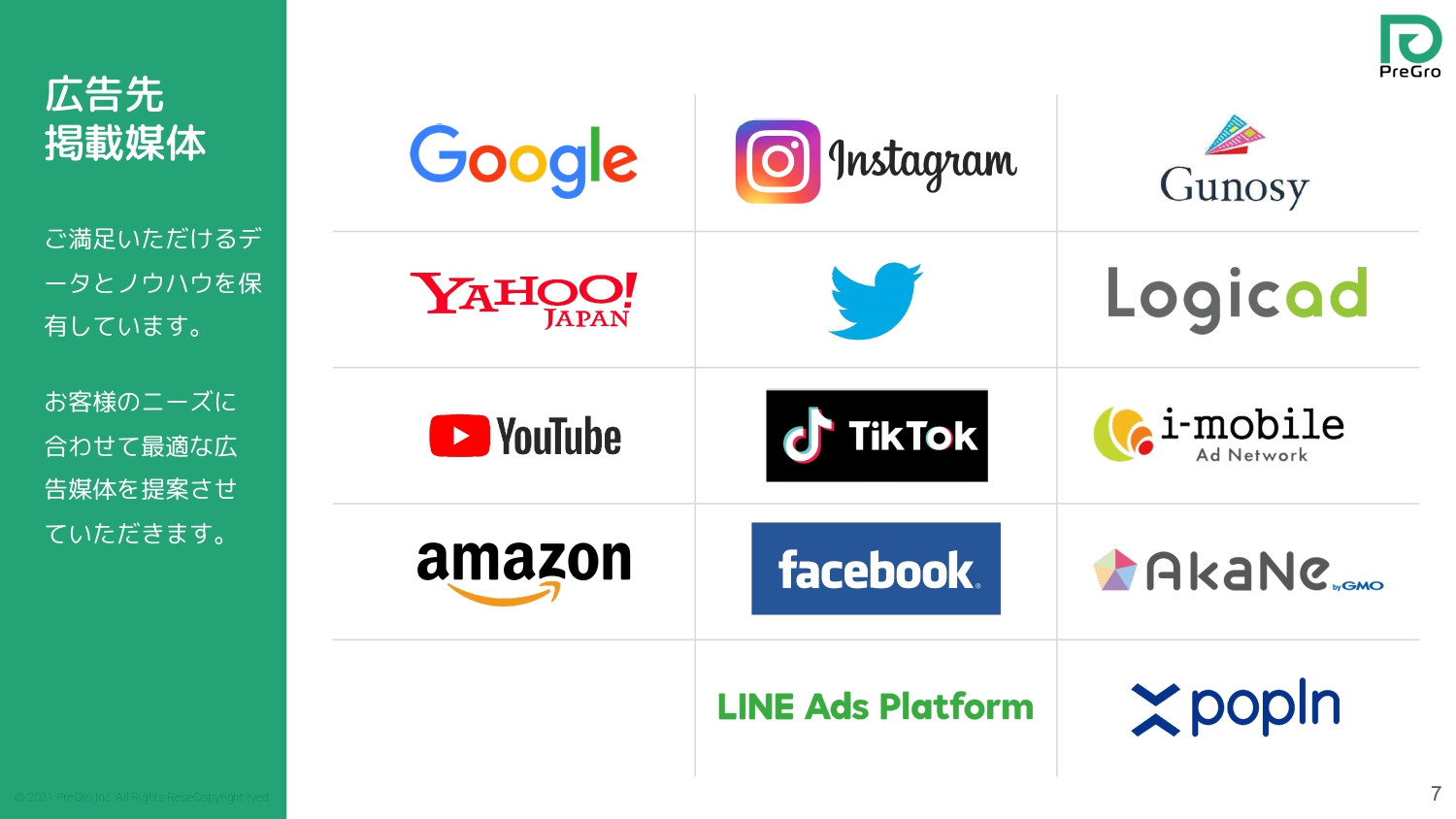 株式会社プレグロ - 会社紹介資料20220221 - {(6 + 1)}ページ目