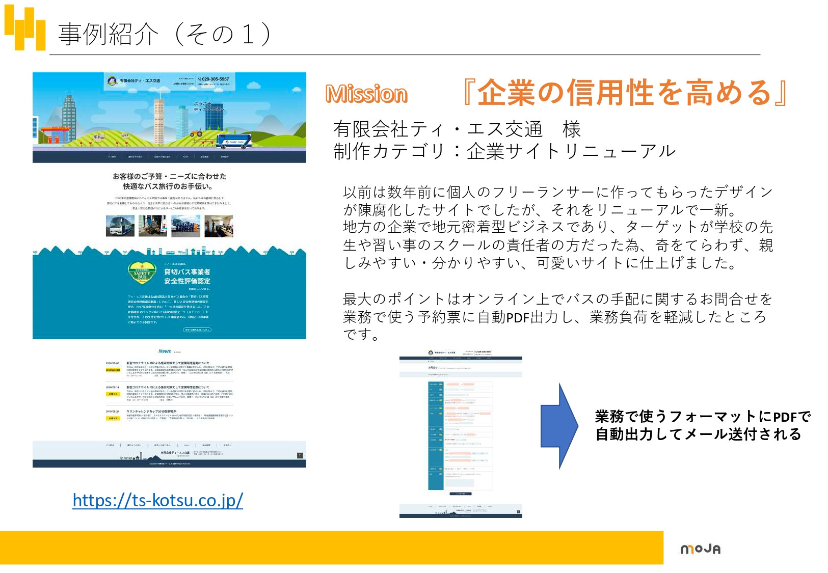 株式会社MOJA - MOJAのWEB制作サービス - {(6 + 1)}ページ目