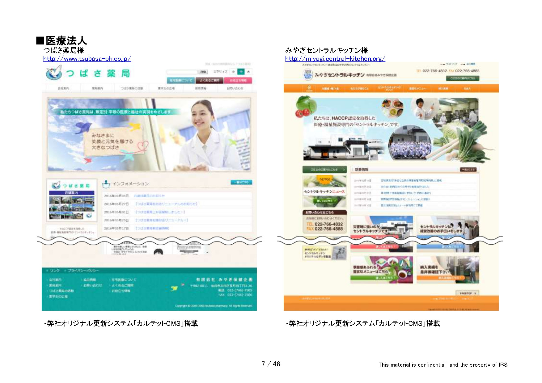 有限会社アイビーソリューション - アイビーソリューション制作実績（抜粋） - {(6 + 1)}ページ目