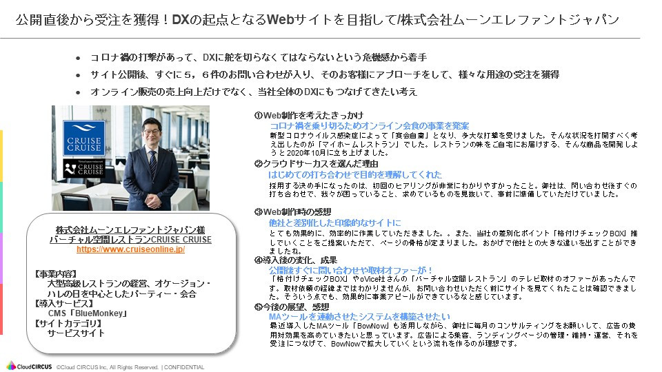 クラウドサーカス株式会社 - Web制作サービス概要資料 - {(30 + 1)}ページ目