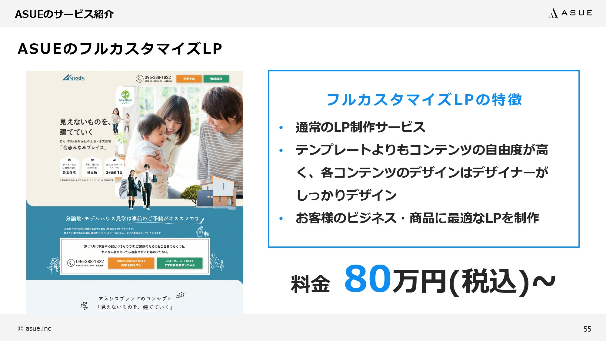 ASUE株式会社 - ランディングページ制作のポイント - {(54 + 1)}ページ目