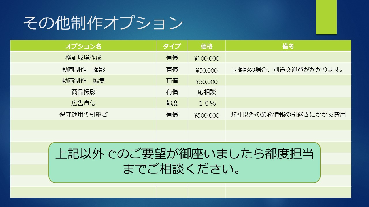 合同会社ＭetisFlow - ＥＣサイト制作プラン資料 - {(9 + 1)}ページ目