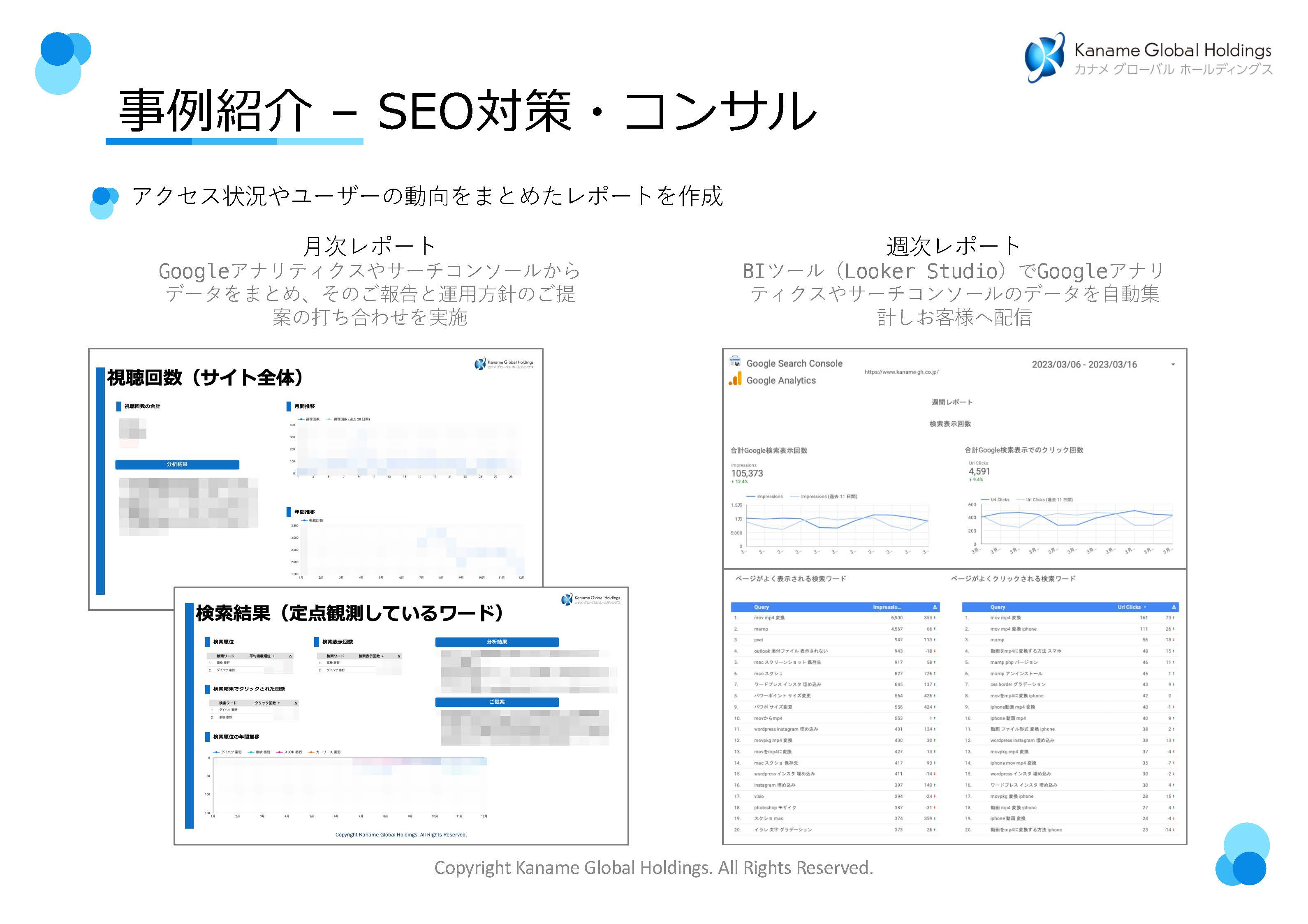 有限会社カナメグローバルホールディングス - WEBサイトに関連する業務の事例紹介 - {(12 + 1)}ページ目
