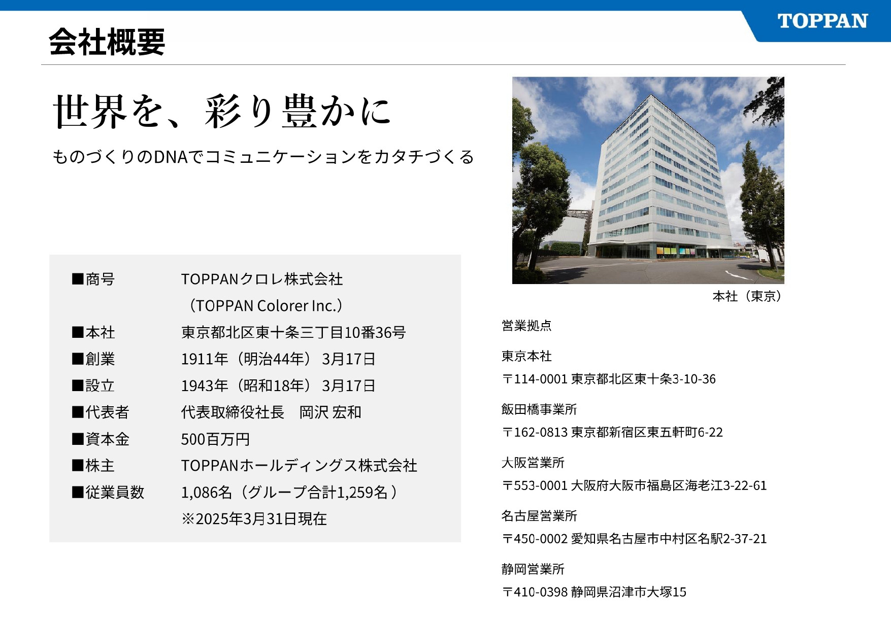 TOPPANクロレ株式会社 - 事例紹介 - {(0 + 1)}ページ目