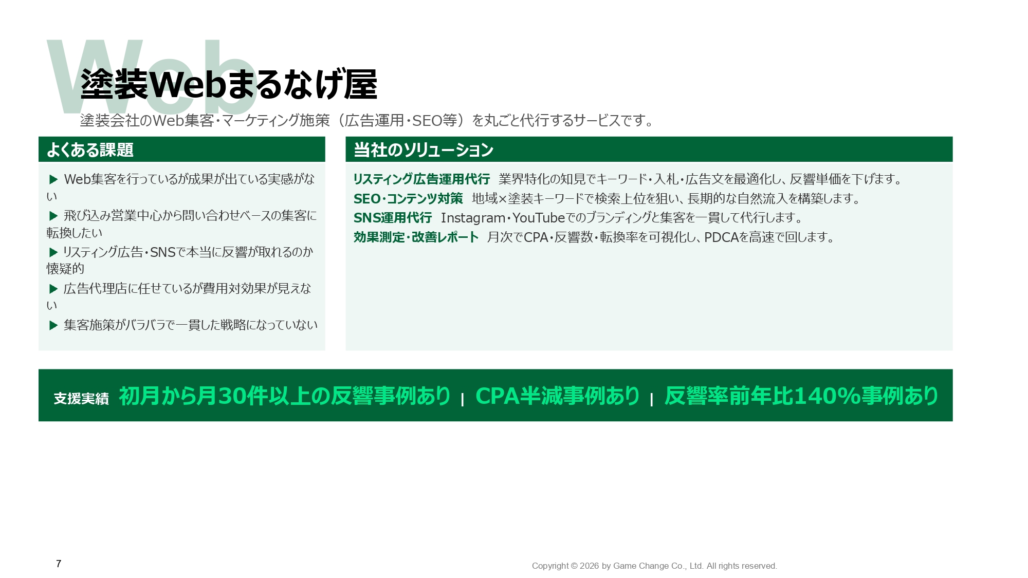 ゲームチェンジ株式会社 - ゲームチェンジ株式会社会社概要 - {(6 + 1)}ページ目