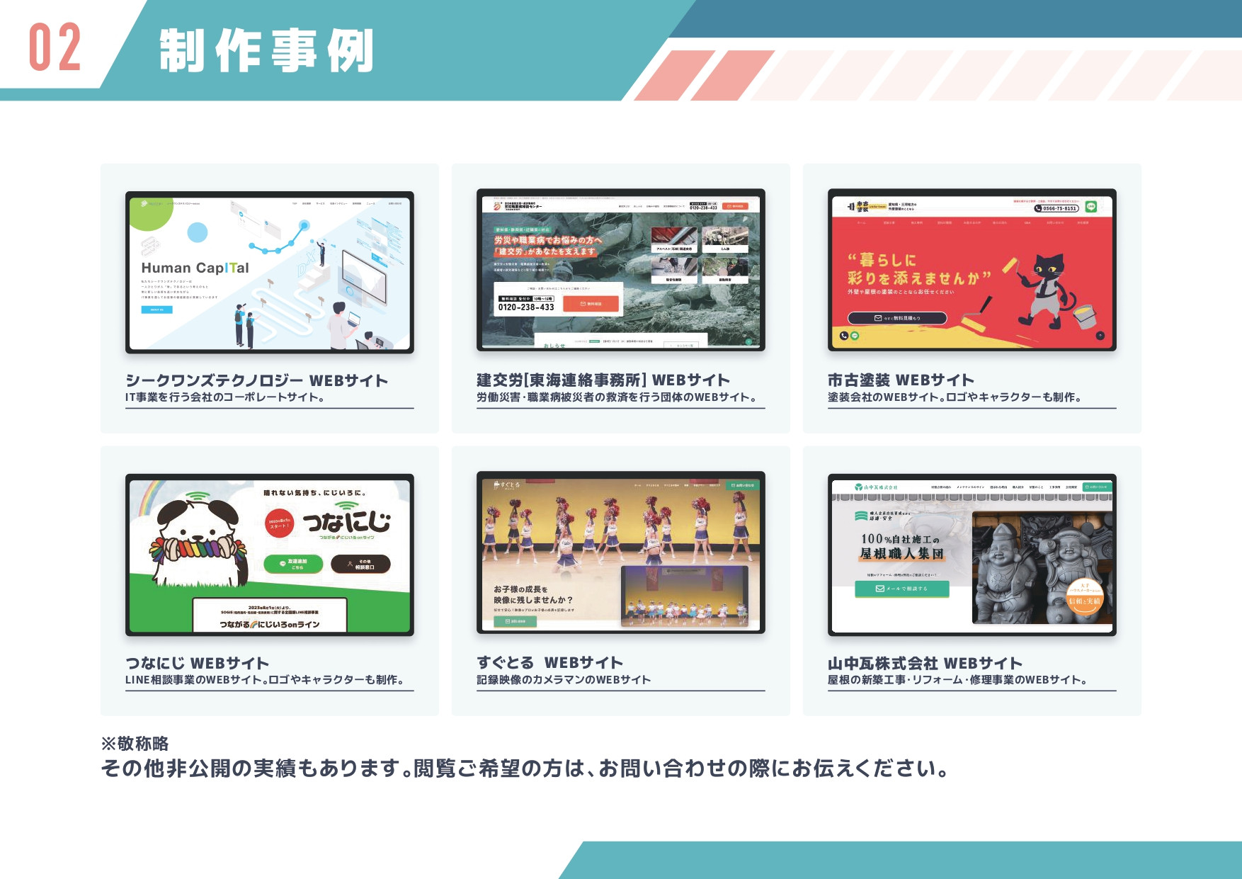 うさみクリエイト - WEBサイト制作サービスガイドブック - {(3 + 1)}ページ目