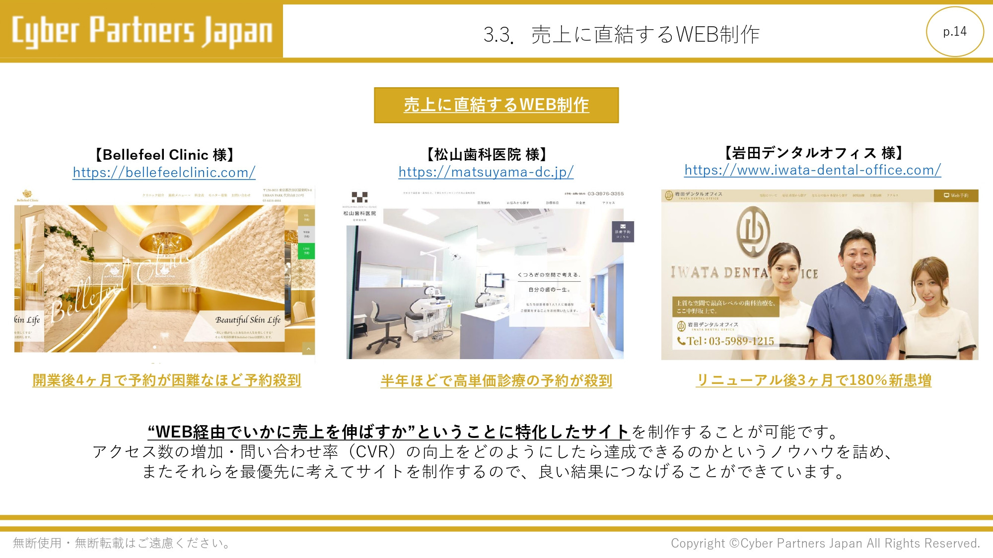 株式会社Cyber Partners Japan - 会社の営業用資料 - {(13 + 1)}ページ目