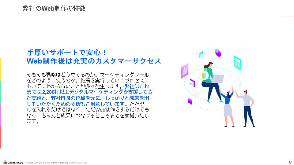クラウドサーカス株式会社 - Web制作サービス概要資料 - {(15 + 1)}ページ目