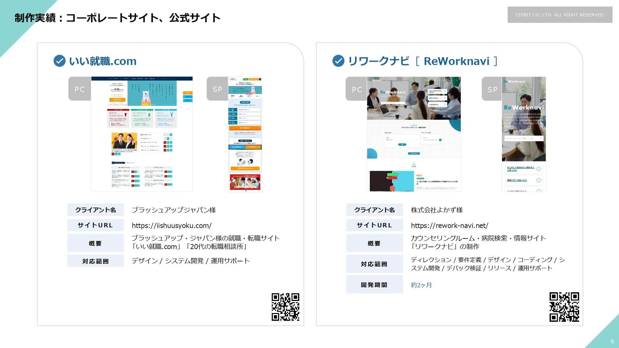 株式会社ファーストビット - 会社・実績紹介 - {(7 + 1)}ページ目