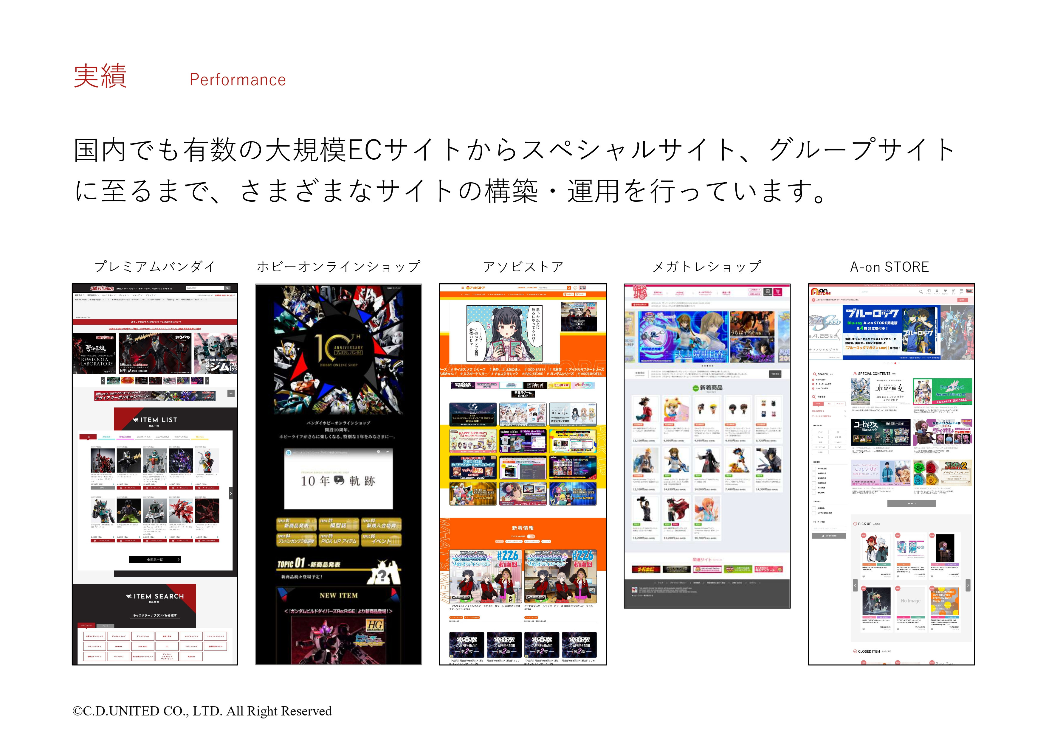 株式会社C.D.UNITED - 【会社案内】C.D.UNITED - {(8 + 1)}ページ目