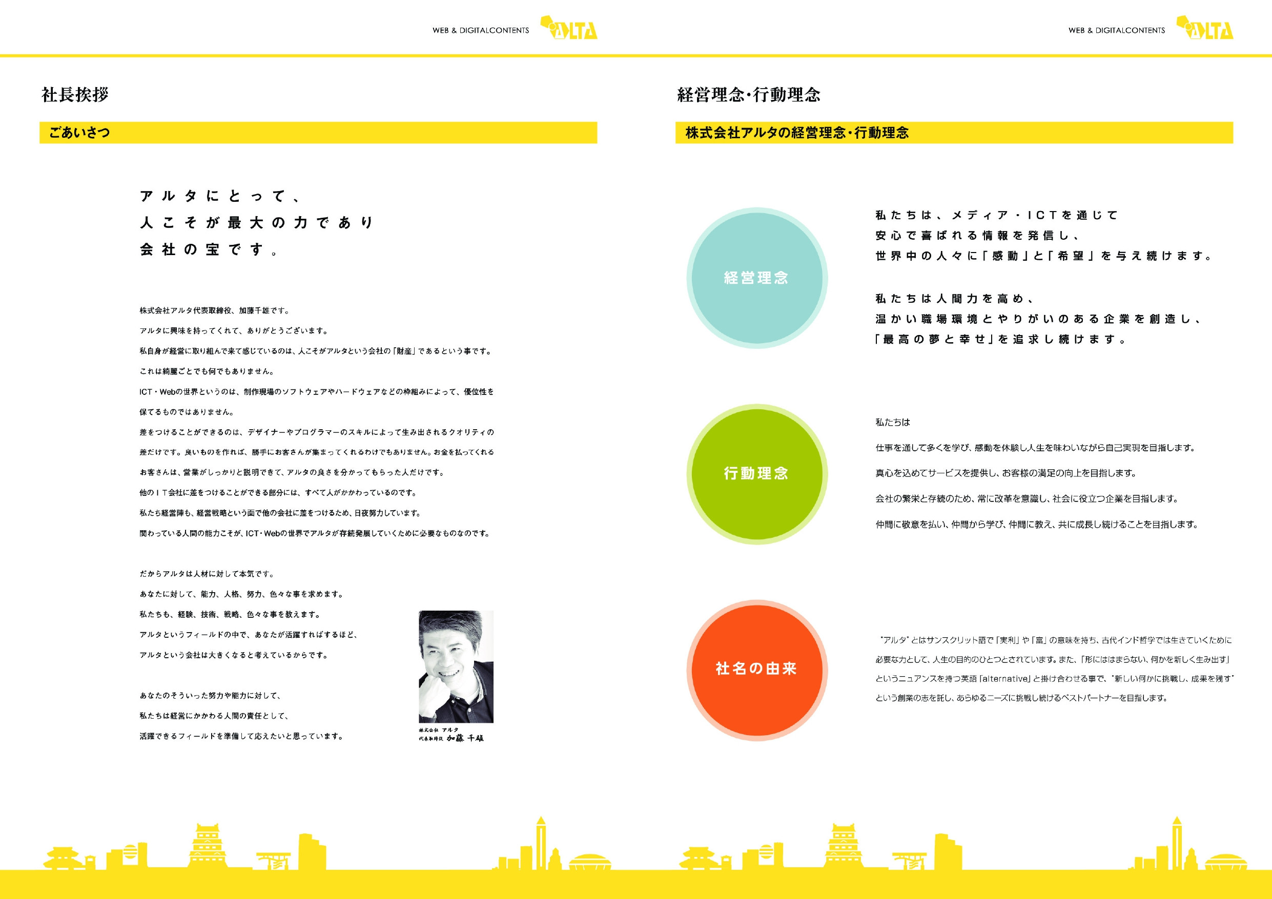 株式会社アルタ - 株式会社アルタ 企業パンフレット(事業紹介や取扱商材一覧 他) - {(4 + 1)}ページ目