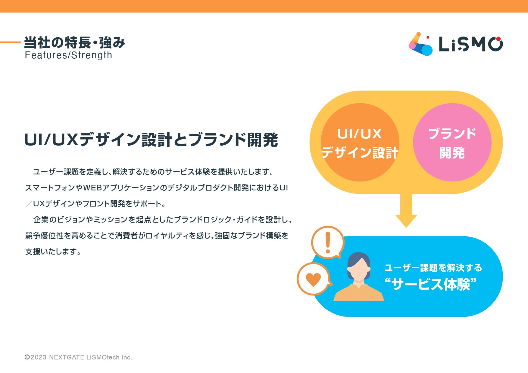 NEXTGATE LiSMOtech株式会社 - 会社案内 - {(6 + 1)}ページ目