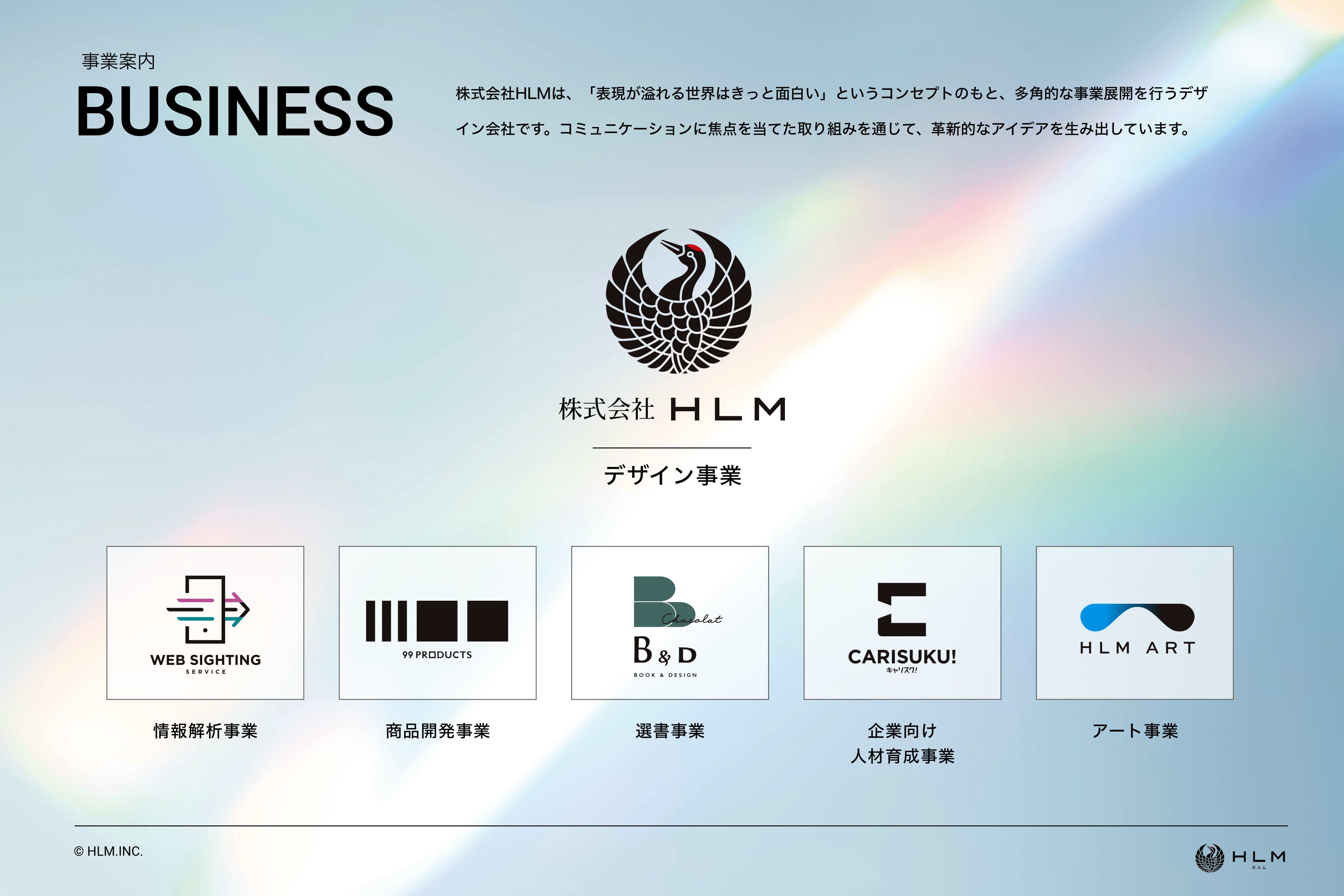 株式会社ＨＬＭ - 会社案内 - {(2 + 1)}ページ目
