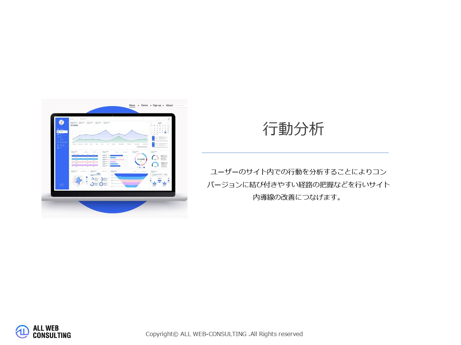 株式会社ALL WEB CONSULTING - ECサイト分析サービス概要 - {(18 + 1)}ページ目