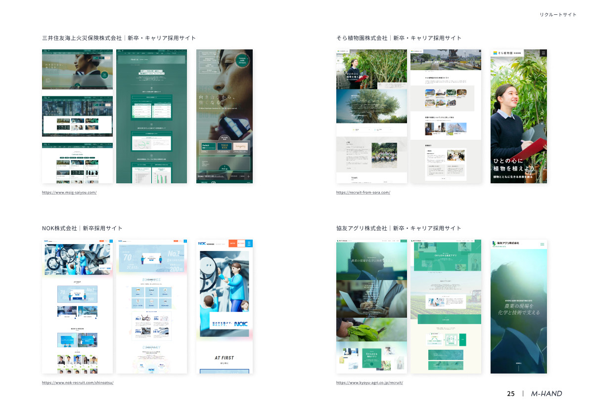 株式会社エムハンド - 会社案内 - {(25 + 1)}ページ目