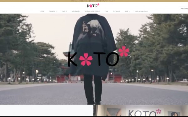 KOTO【Shopifyを用いたアパレルブランドECサイト】