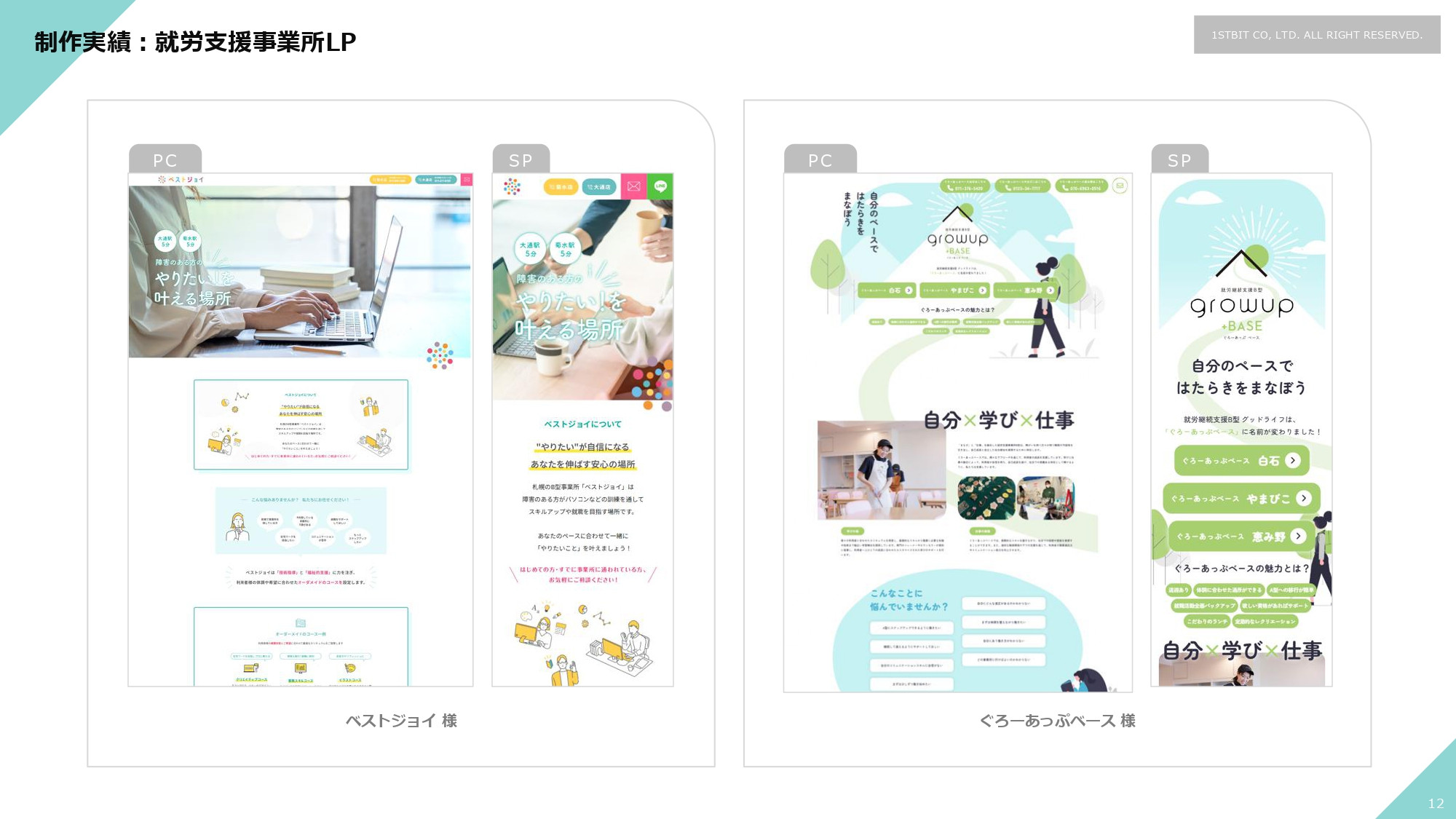 株式会社ファーストビット - 会社・実績紹介 - {(11 + 1)}ページ目