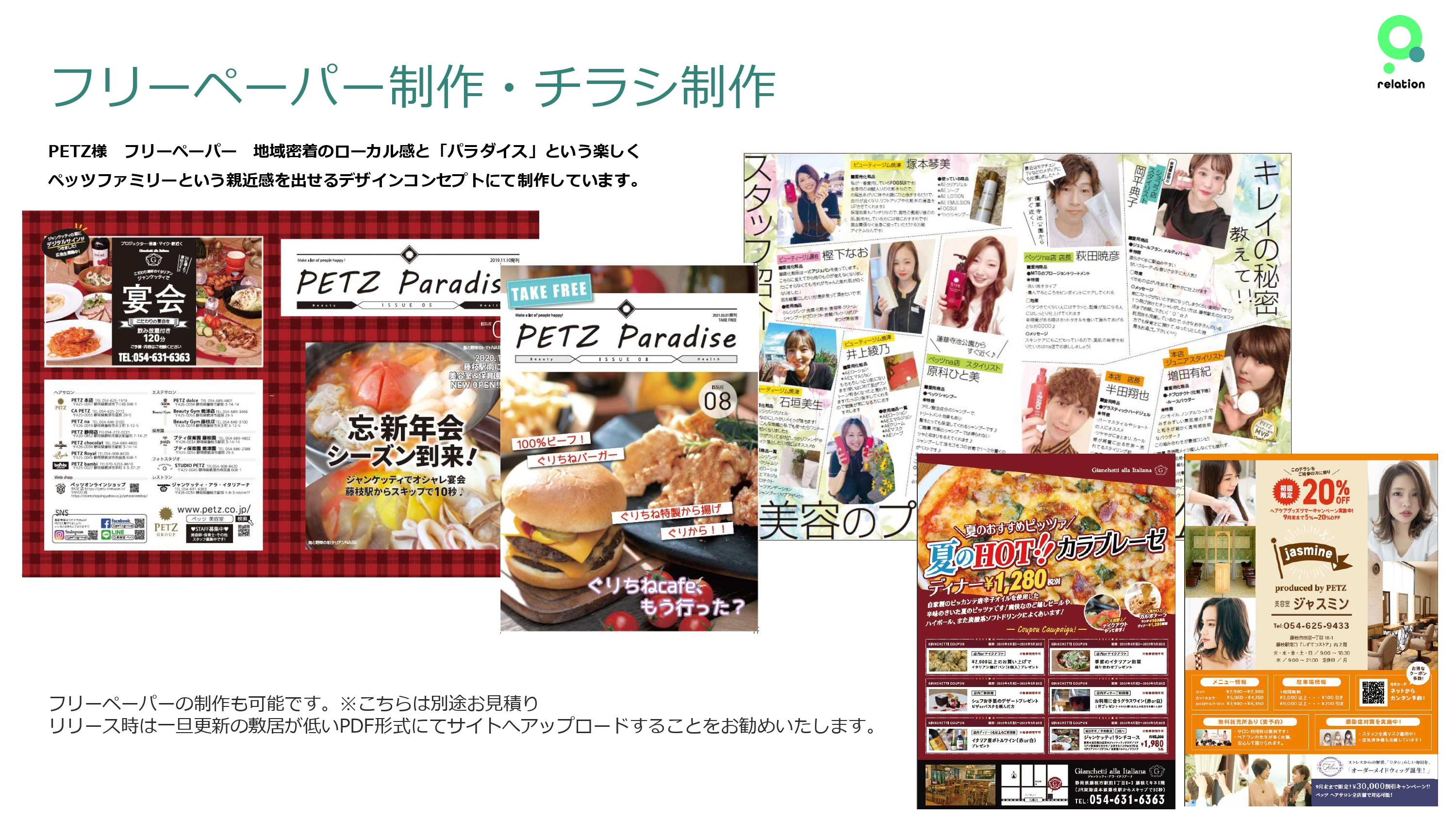 株式会社relation - 運営サポートについて - {(12 + 1)}ページ目