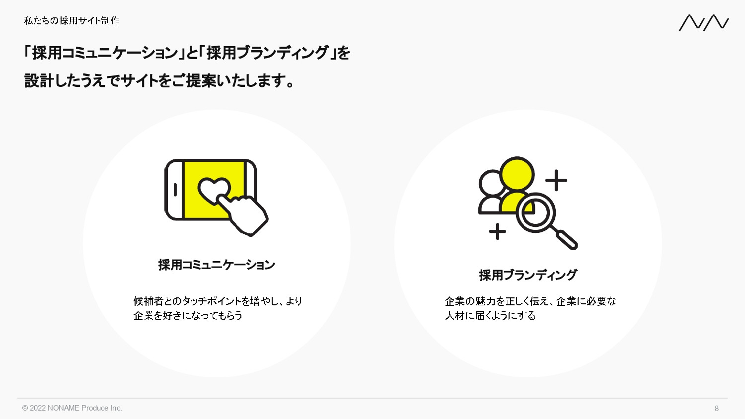 株式会社NONAME Produce - 採用サイト制作事業 | n2p - {(7 + 1)}ページ目