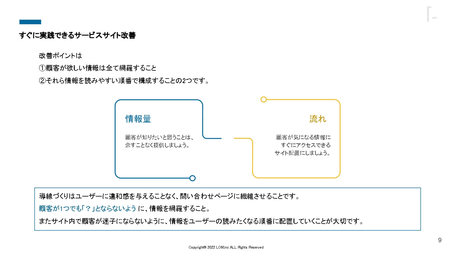 株式会社LOM - リードを増やすサービスサイト - {(8 + 1)}ページ目