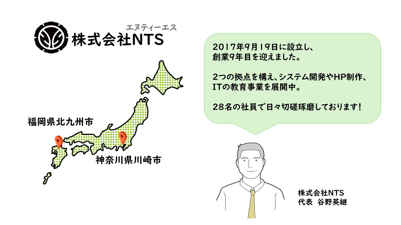 株式会社NTS - NTS_会社紹介 - {(0 + 1)}ページ目