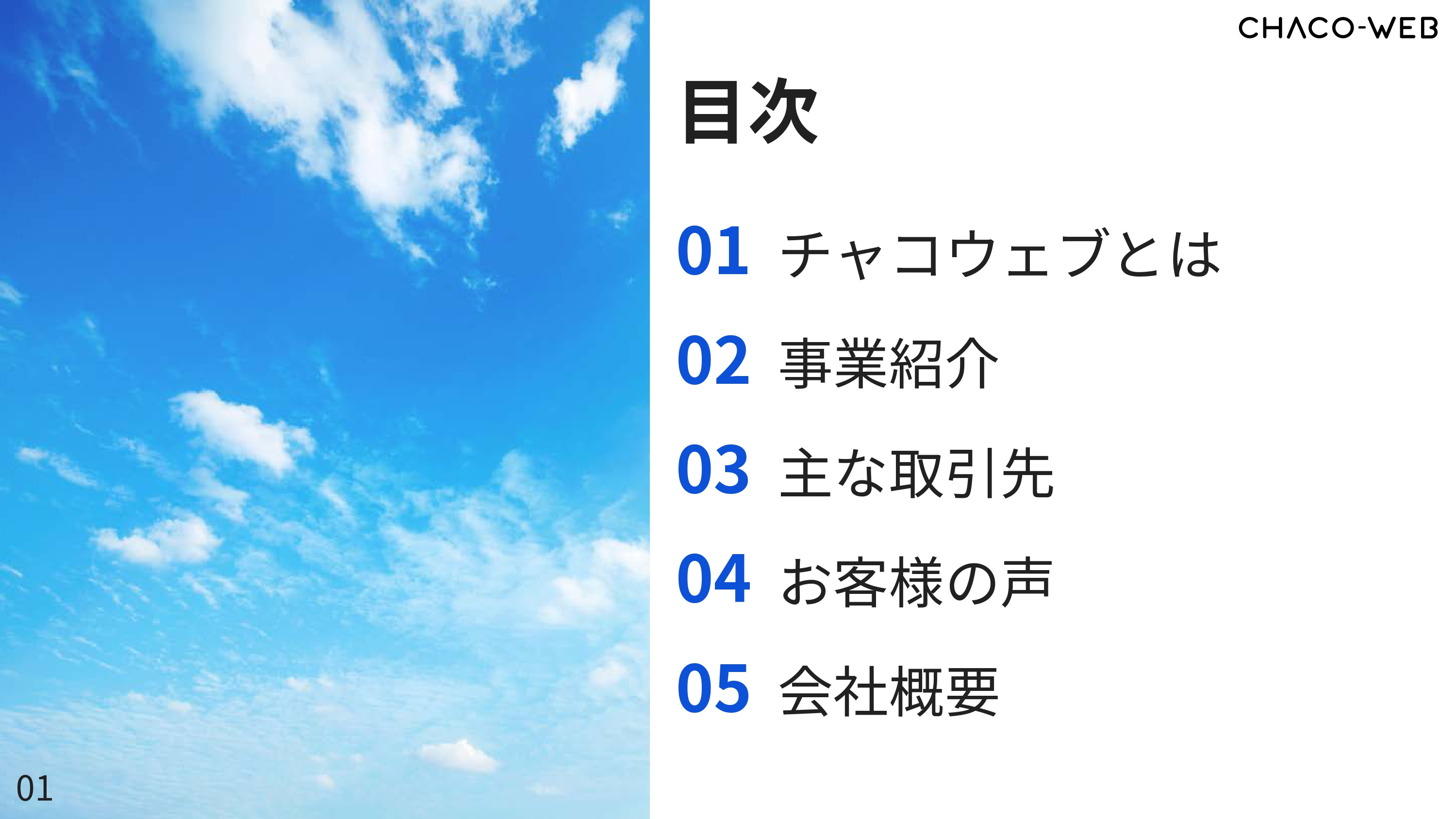 株式会社Cyber Cats(チャコウェブ) - チャコウェブサービス案内 - {(1 + 1)}ページ目