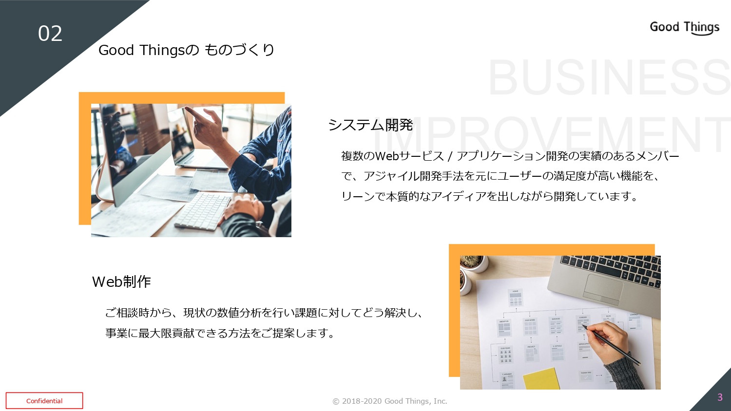 Good Things合同会社 - 会社案内（事例あり） - {(2 + 1)}ページ目