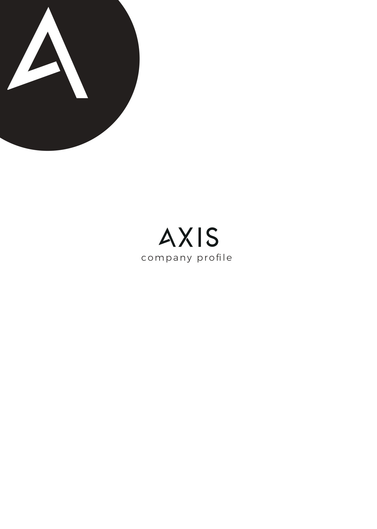 株式会社アクシス - 会社案内 - {(0 + 1)}ページ目