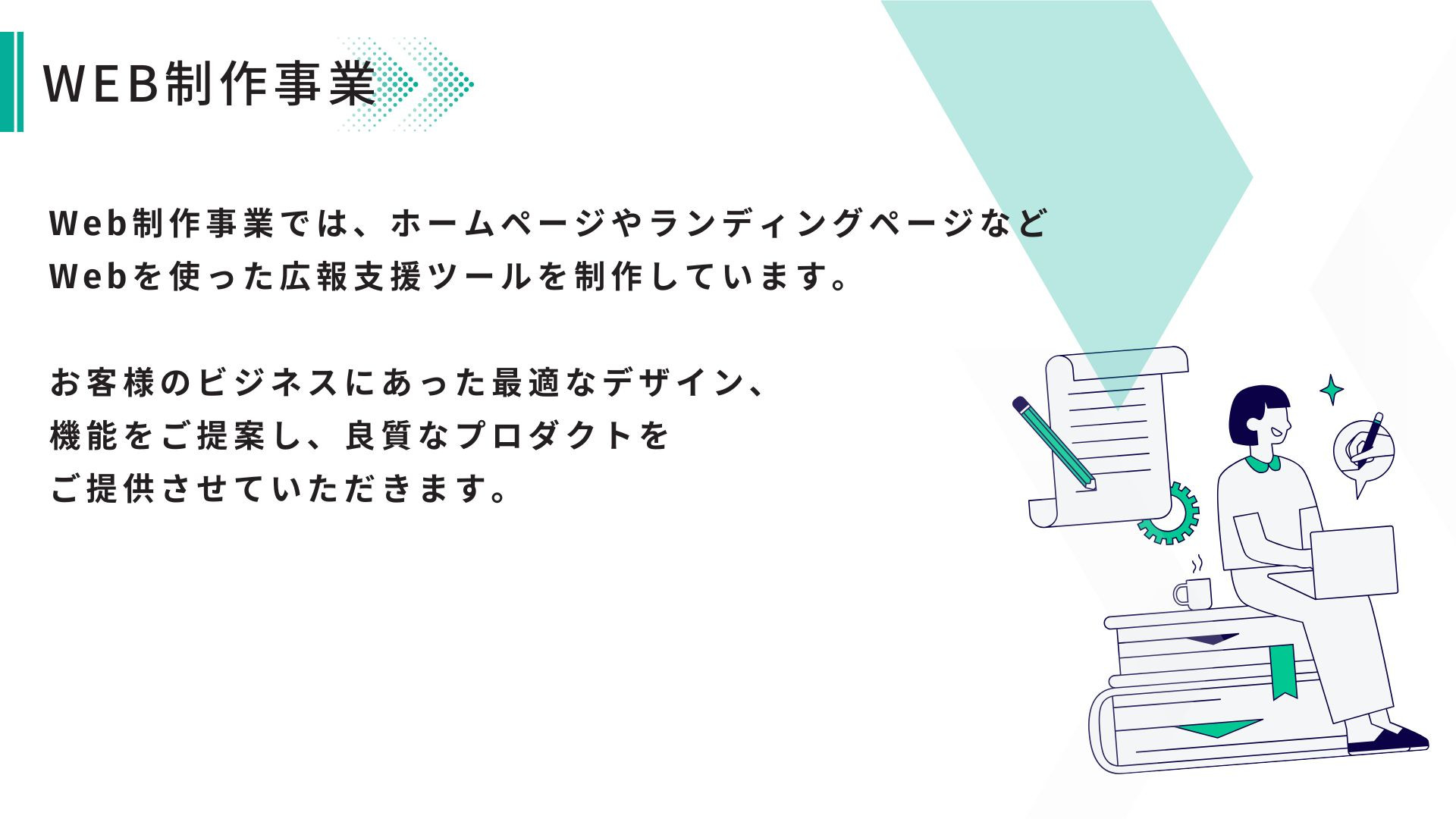 株式会社ShareDan - 会社案内 - {(4 + 1)}ページ目