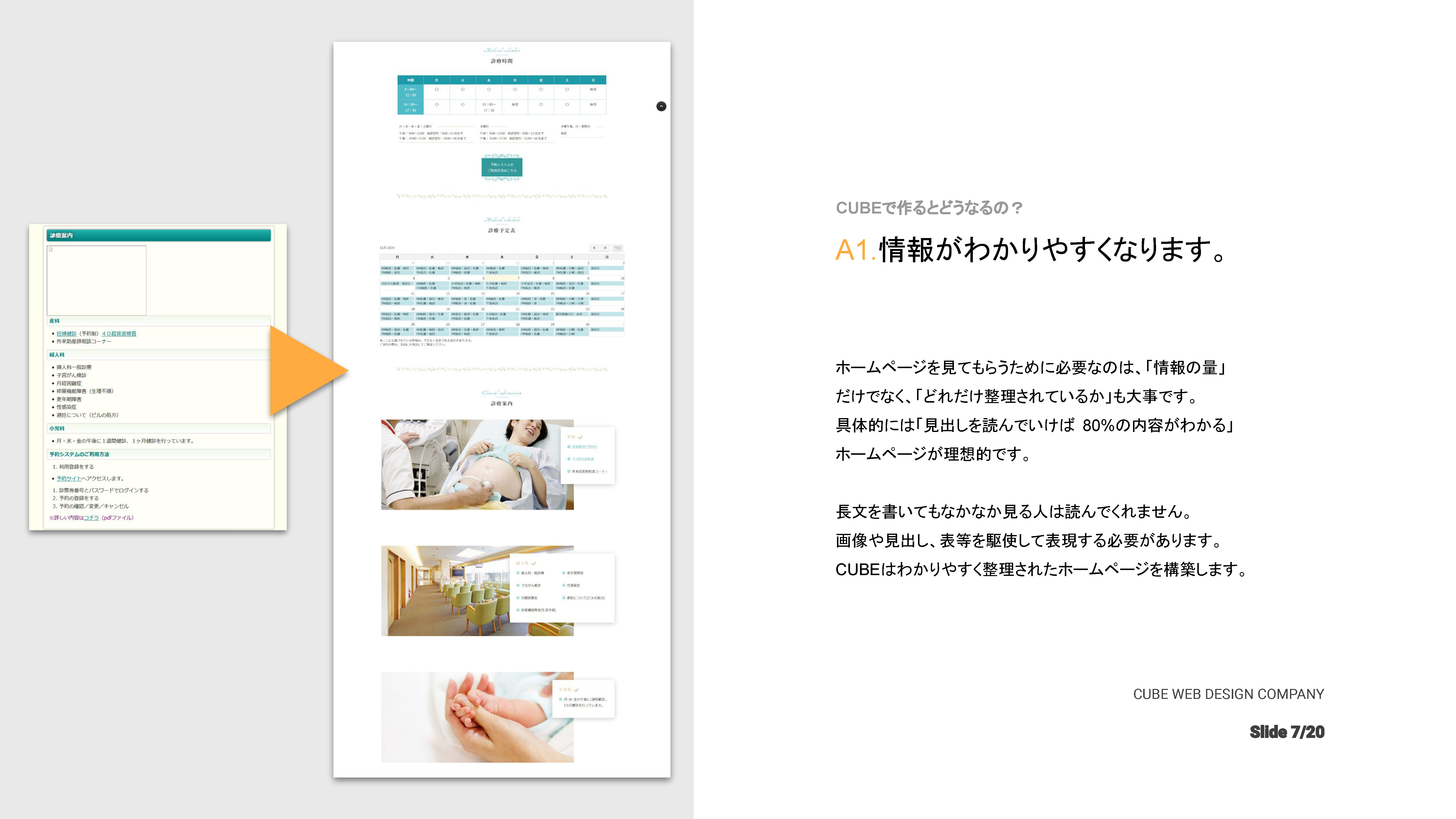 株式会社CUBE - CUBEのホームページ制作 - {(6 + 1)}ページ目