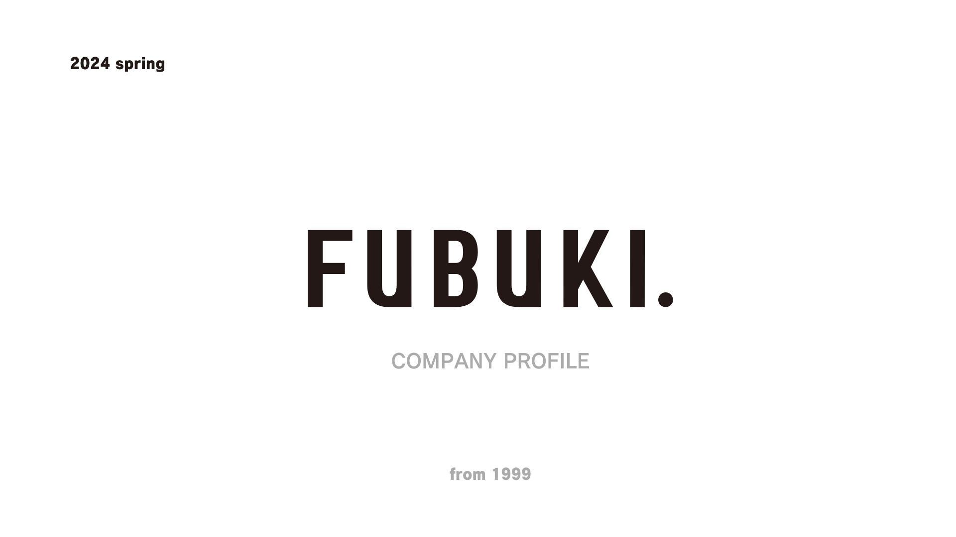 株式会社フブキ - サービス説明資料 - {(0 + 1)}ページ目