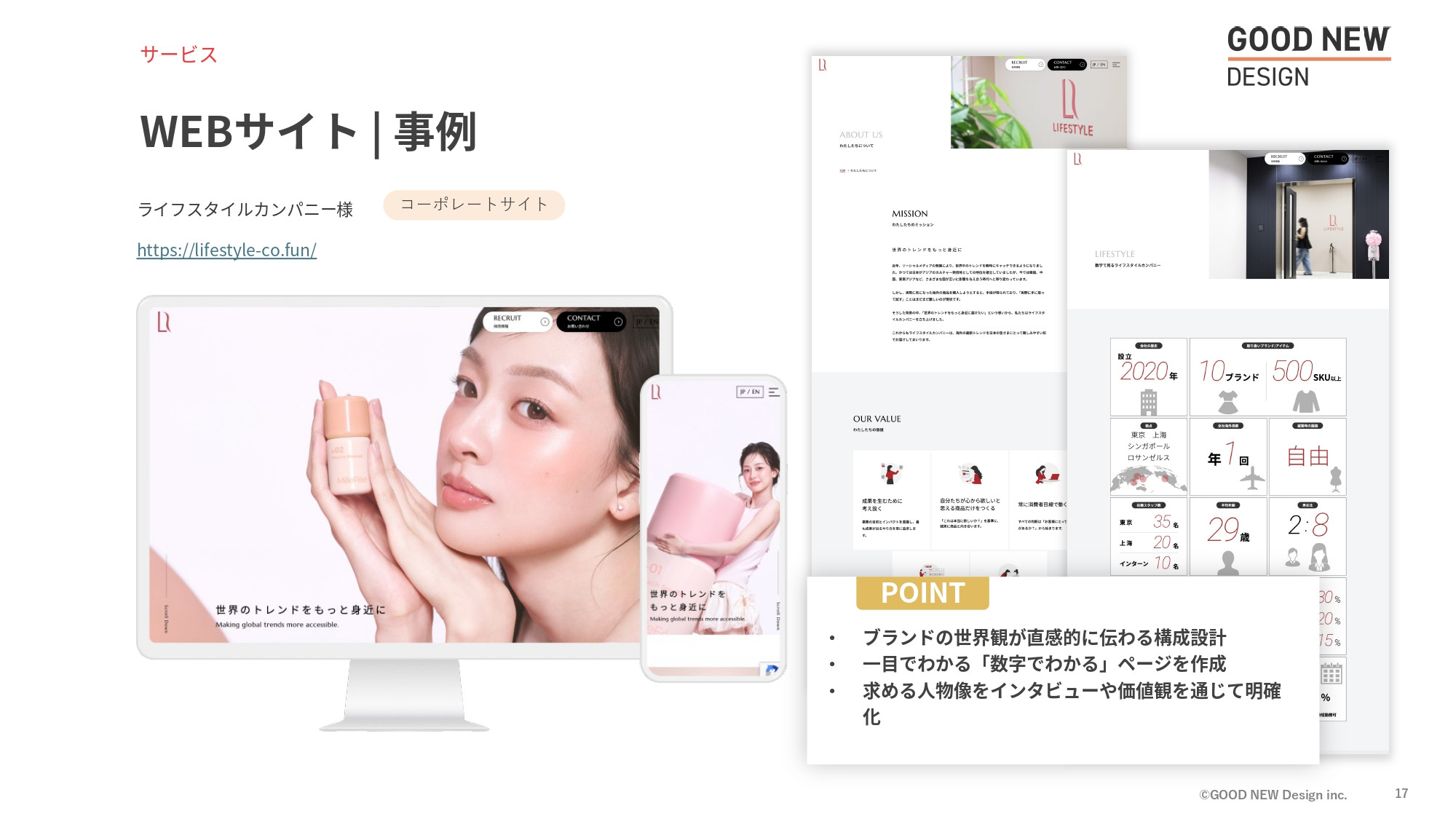 GOOD NEW Design株式会社 - 会社紹介資料 - {(16 + 1)}ページ目