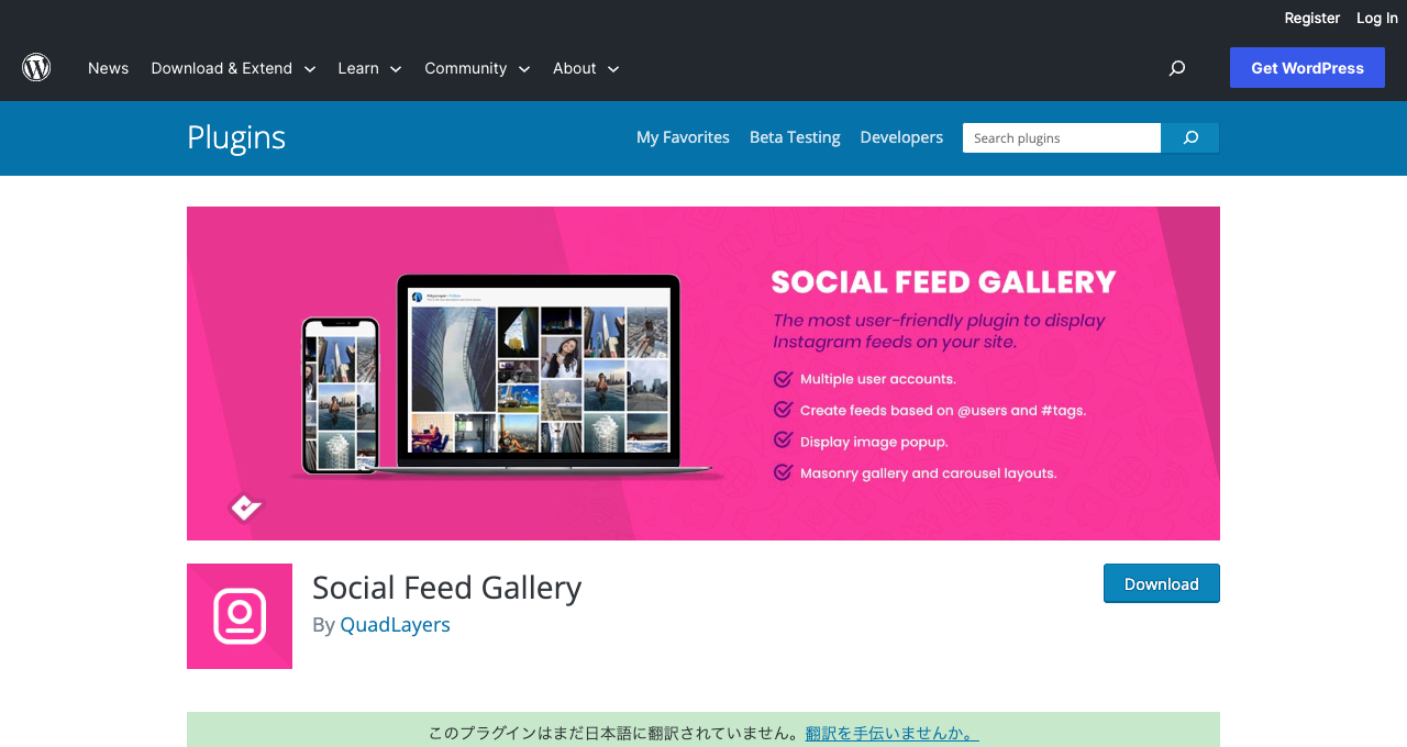 Social Feed Gallery