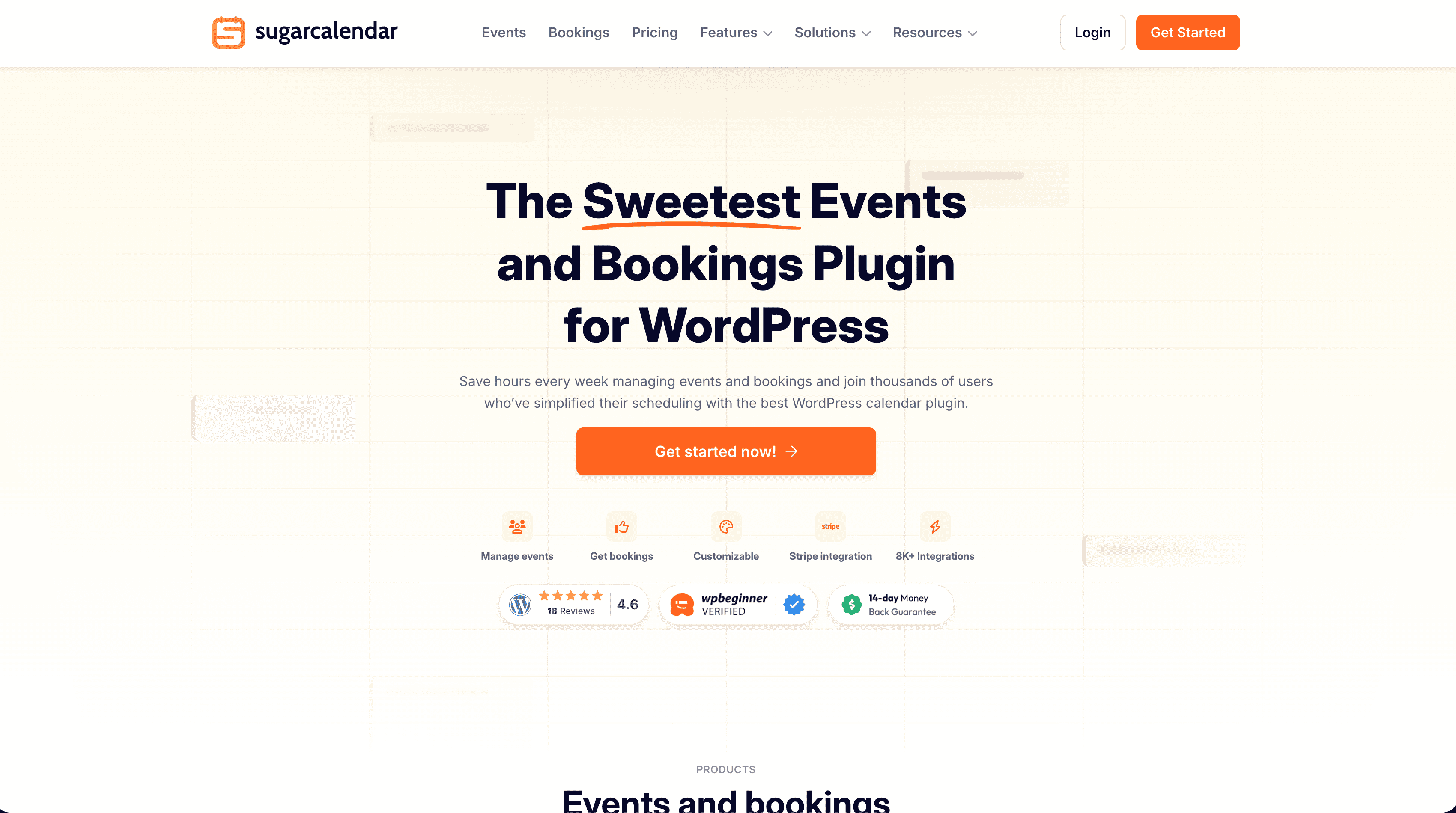 Sugar Events Calendar Lite for WordPress